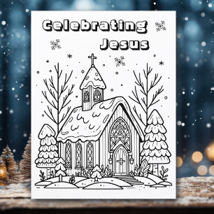 Color-Me-Seite   Weihnachtskirche