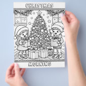 Color-Me-Seite | Weihnachtsmauer Flyer (Hand)