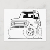 Color Me Tall SUV | Kinder-Aktivitätskarten Postkarte (Vorderseite)