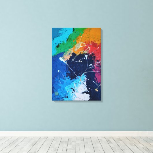 Color Meeting Leinwanddruck (Insitu (Holzboden))