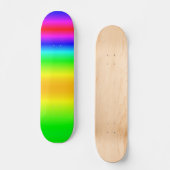 Color Mix Rainbow Wassercolor Skateboard 5 (Vorderseite)