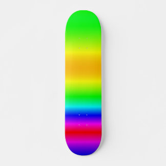 Color Mix Rainbow Wasserfarbe Skateboard