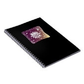 Color Moon Boho Whimsigothic Gothic Witchy Notizblock (Rechte Seite)