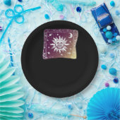 Color Moon Boho Whimsigothic Gothic Witchy Pappteller (Party)