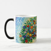 color morphing ceramic mug mosaic tree pattern verwandlungstasse (Links)