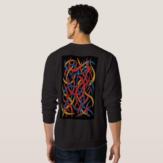 Color Motion Basic Sweatshirt (Schwarz voll)