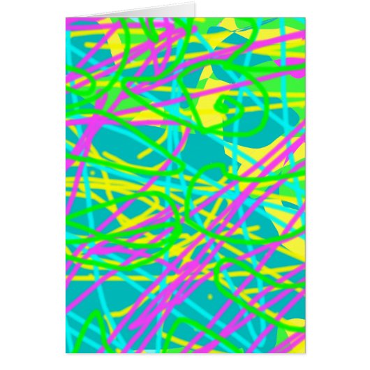 Color My Dreams Scribble Muster Ausdrucksstarke Kü (Vorne)