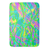 Color My Dreams Scribble Muster Ausdrucksstarke Kü Badematte (Vorderseite Vertikal)