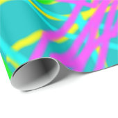 Color My Dreams Scribble Muster Ausdrucksstarke Kü Geschenkpapier (Rolleneckpunkt)