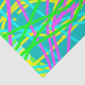 Color My Dreams Scribble Muster Ausdrucksstarke Kü Seidenpapier (Detail)