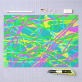 Color My Dreams Scribble Muster Ausdrucksstarke Kü Seidenpapier (Handwerk)