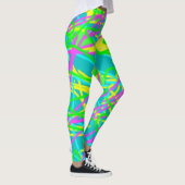Color My Dreams Scribble Muster expressive Leggings (Rechts)