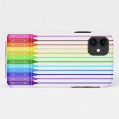 Color My World Rainbow Crayons Case-Mate iPhone Hülle (Rückseite (Horizontal))