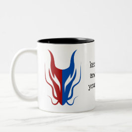 Color Mystical Dragoon Fantasy Zweifarbige Tasse