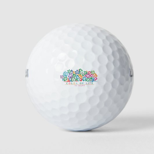 COLOR_of_life Golfball (Vorderseite)