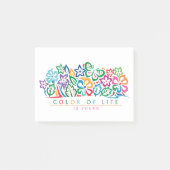 COLOR_of_life Post-it Klebezettel (Vorderseite)
