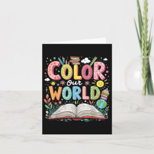 Color Our World Book Reading Program 2025 Summer Karte