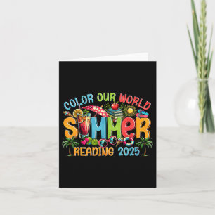 Color Our World Summer 2025 Summer Reading Program Karte