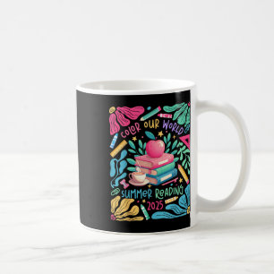 Color Our World Summer Reading 2025 Boho Wildflove Kaffeetasse