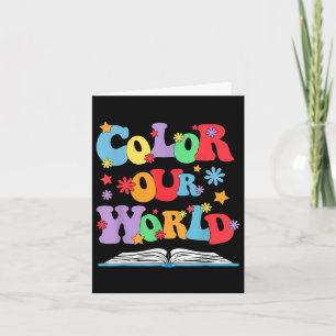 Color our World Summer Reading 2025 Creativity Ent Karte