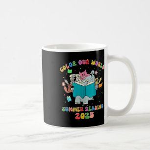 Color Our World Summer Reading 2025 Librarian Book Kaffeetasse
