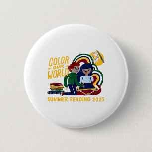 Color Our World Summer Reading Program 2025 Book L Button