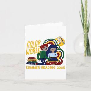 Color Our World Summer Reading Program 2025 Book L Karte