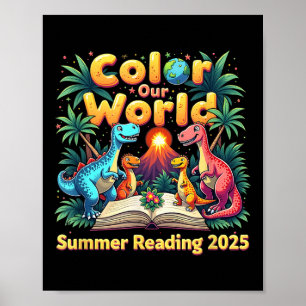 Color Our World Summer Reading Program Rainbow 202 Poster