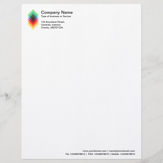Color Overlay Motif v2 Briefkopf (Vorderseite)