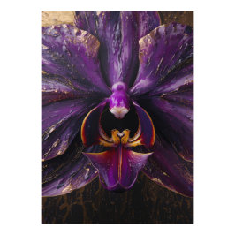 Color Paint Slowly Filling Beautiful Floral Petals Fotodruck