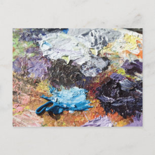 Color Palette Postkarte