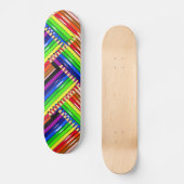 color pencil skateboard deck (Vorderseite)