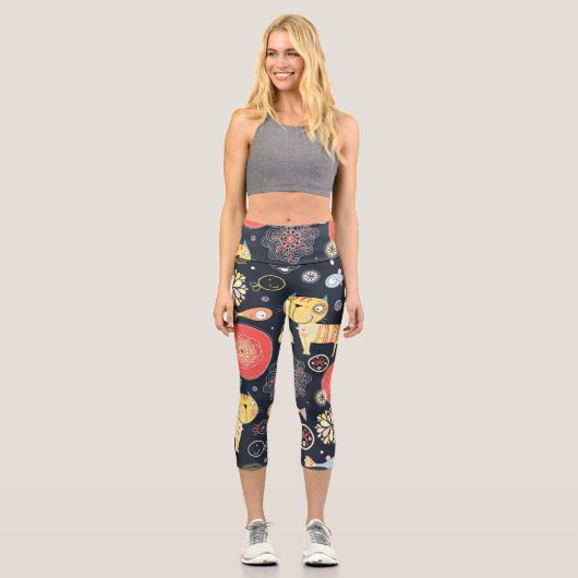 Color Pop Capri Leggings (Vorderseite)