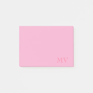 Color Pop Monogram Notes Post-it Klebezettel