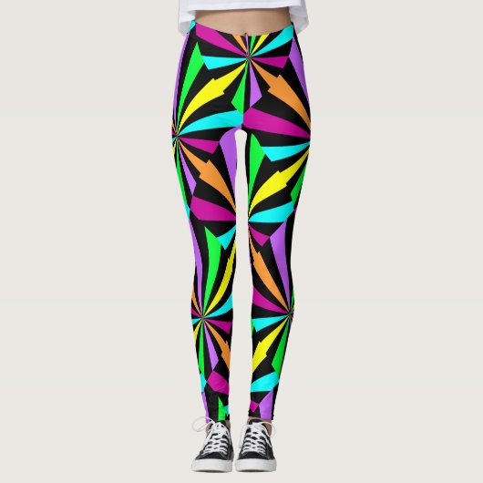 Color Pop Neon Leggings (Vorderseite)