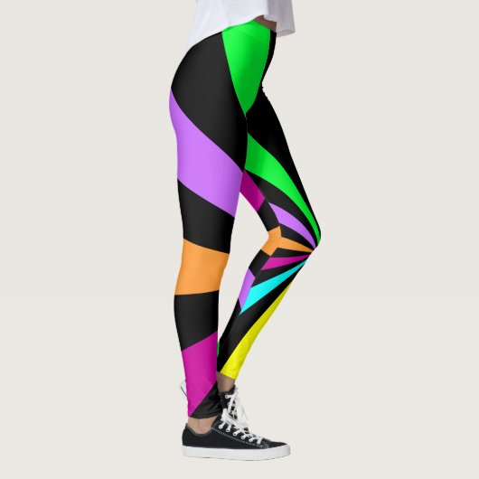 Color Pop Neon Leggings und Ratschläge (Rechts)