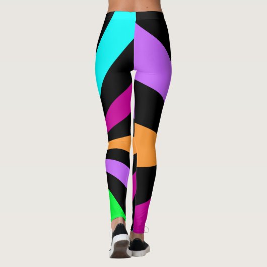 Color Pop Neon Leggings und Ratschläge (Rückseite)