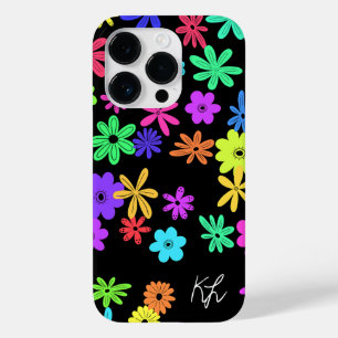 Color Pop Niedliche Blume Personalisierter Fall Case-Mate iPhone 14 Pro Hülle