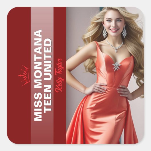 Color Pop Ultimate Pageant Titelträger Sticker Set (Vorderseite)