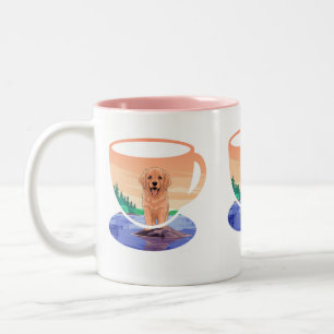 Color Pop Zwei-Tone-Tasse Zweifarbige Tasse