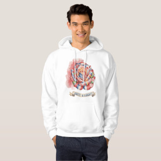 "Color Pulse Herren-Hoodie – Künstlerische Energie Hoodie