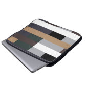 Color Rectangles Laptopschutzhülle (Vorne Knopf)