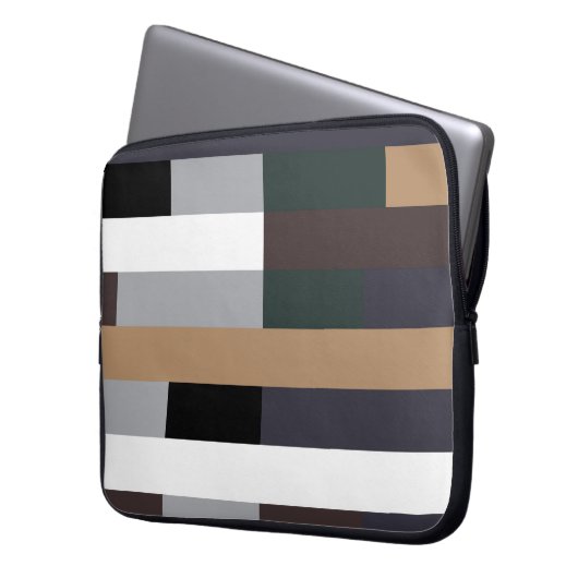 Color Rectangles Laptopschutzhülle (Vorderseite Links)