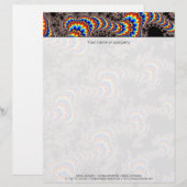 Color Run - Fractal Art Briefkopf (Vorne/Hinten)