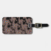 Color Run - Fractal Art Gepäckanhänger (Vorderseite horizontal)