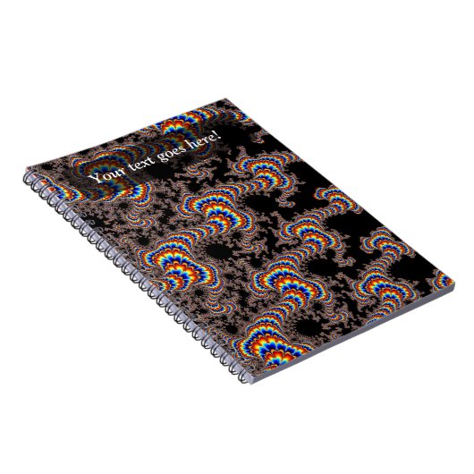 Color Run - Fractal Art Notizblock (Rechte Seite)