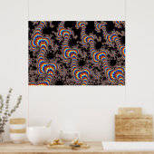Color Run - Fractal Art Poster (Küche)