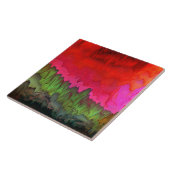 "Color Serenade" Farbenfrohe Abstrakte Kunst Fliese (Seite)