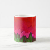 "Color Serenade" Farbenfrohe Abstrakte Kunst Kaffeetasse (Mittel)