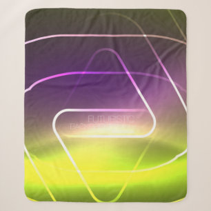 Color shiny neon lights background with abstract l sherpadecke